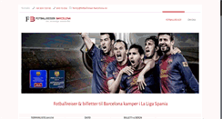 Desktop Screenshot of fotballreiser-barcelona.no